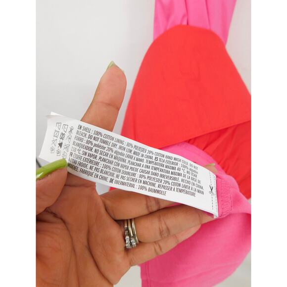 Endless Rose Women's Twist Cut Out Color Block Maxi Dress In‎ Fuchsia Size Small - Picture 8 of 8